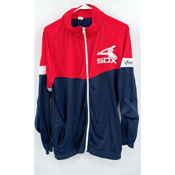 Sox Other - Chicago White Sox Blue Red Logo Track Jacket Give Away 5-20-23 Men's XL